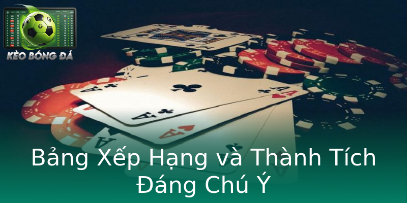 Bảng Xếp Hạng và Thành Tích Đáng Chú Ý Bảng Xếp Hạng và Thành Tích Đáng Chú Ý