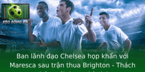 Ban lãnh đạo Chelsea họp khẩn với Maresca sau trận thua Brighton - Thách thức mới đang chờ đợi 3 Ban Lanh Ao Chelsea Hop Khan Voi Maresca Sau Tran Thua Brighton Thach Thuc Moi Ang Cho Oi