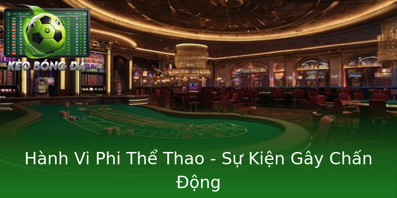 Hành Vi Phi Thể Thao - Sự Kiện Gây Chấn Động