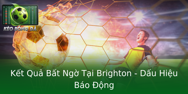 Kết Quả Bất Ngờ Tại Brighton - Dấu Hiệu Báo Động Kết Quả Bất Ngờ Tại Brighton - Dấu Hiệu Báo Động