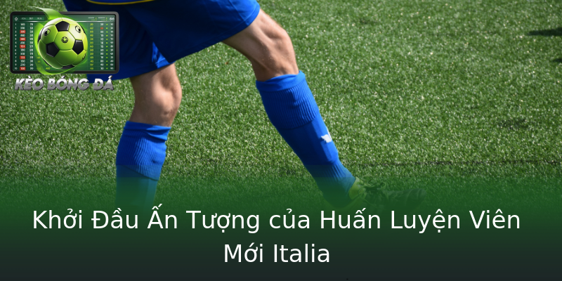Khởi Đầu Ấn Tượng của Huấn Luyện Viên Mới Italia Khởi Đầu Ấn Tượng của Huấn Luyện Viên Mới Italia