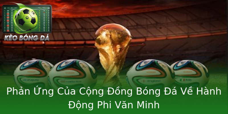 Phản Ứng Của Cộng Đồng Bóng Đá Về Hành Động Phi Văn Minh