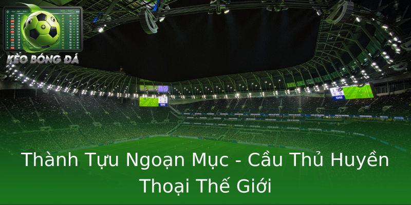 Thành Tựu Ngoạn Mục - Cầu Thủ Huyền Thoại Thế Giới Thành Tựu Ngoạn Mục - Cầu Thủ Huyền Thoại Thế Giới