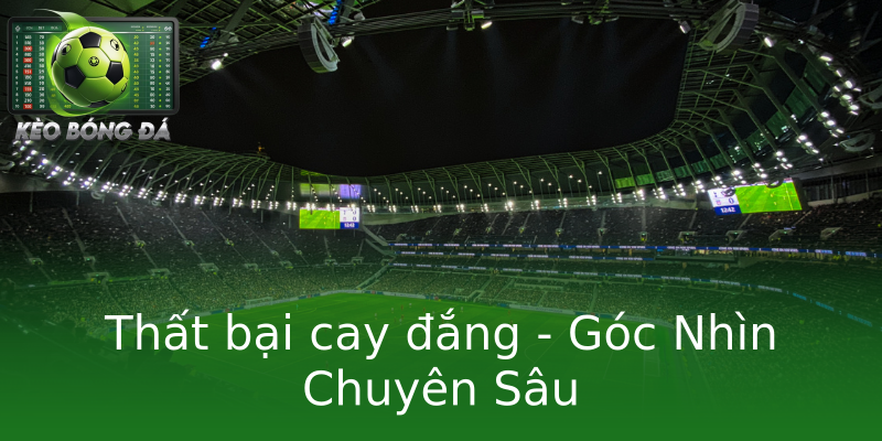 Thất bại cay đắng - Góc Nhìn Chuyên Sâu Thất bại cay đắng - Góc Nhìn Chuyên Sâu