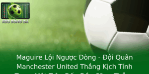 Maguire Lội Ngược Dòng - Đội Quân Manchester United Thắng Kịch Tính Trong Một Trận Đấu Đầy Căng Thẳng 7 Maguire Loi Nguoc Dong Oi Quan Manchester United Thang Kich Tinh Trong Mot Tran Au Ay Cang Thang 1